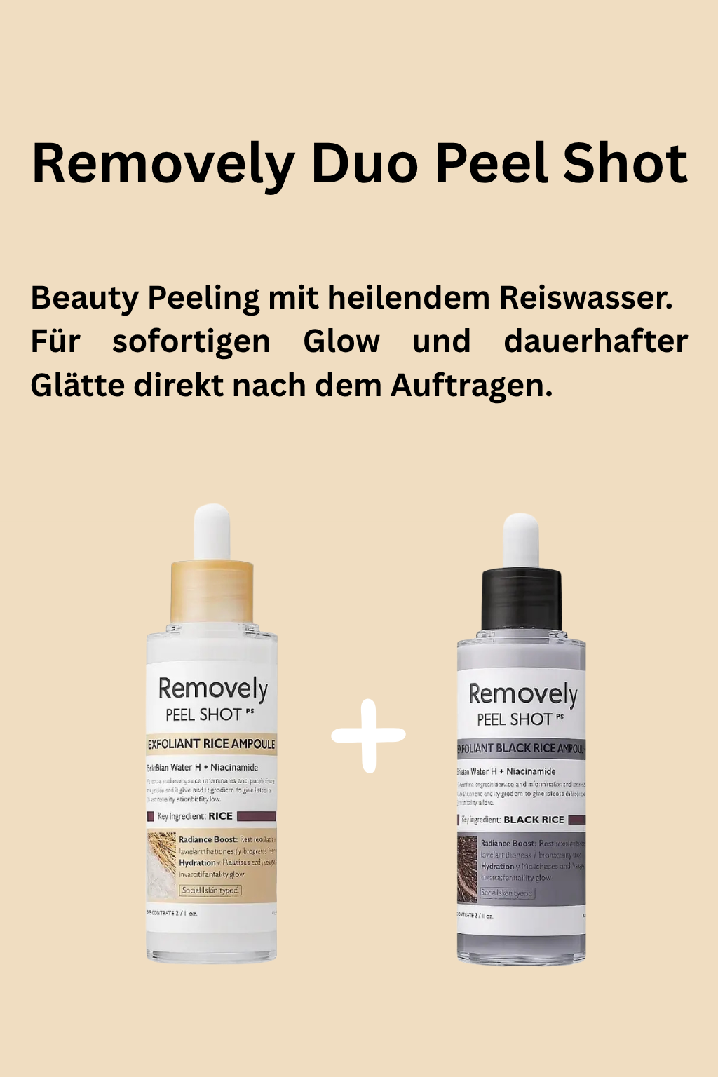 Removely Peel Shot Bundle (+1 Flasche Gratis)
